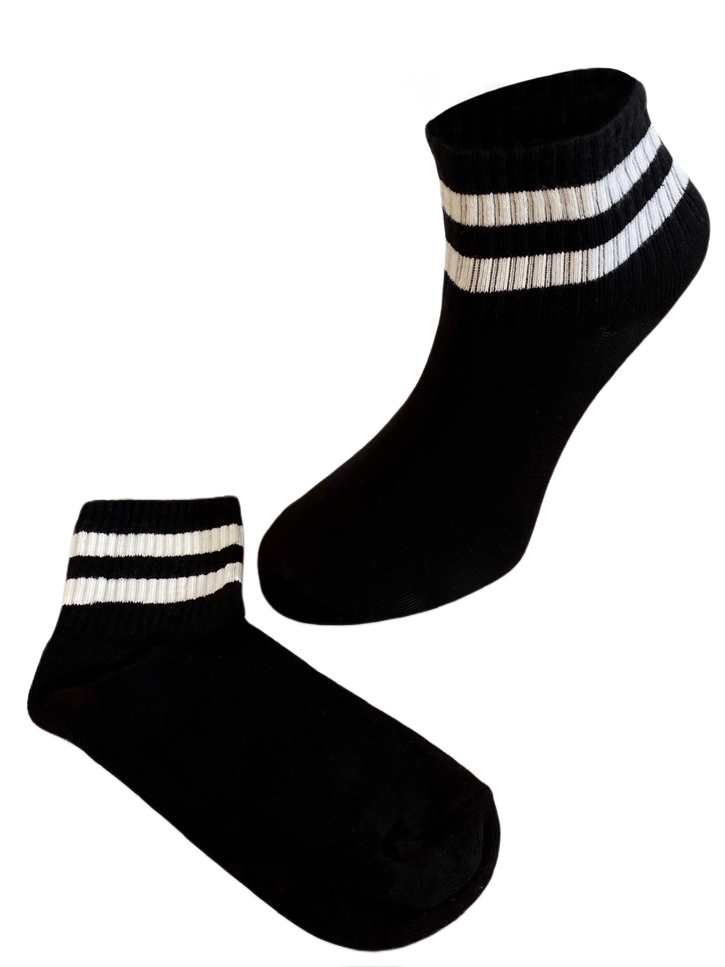 4 Çift Siyah Tenis Çorap